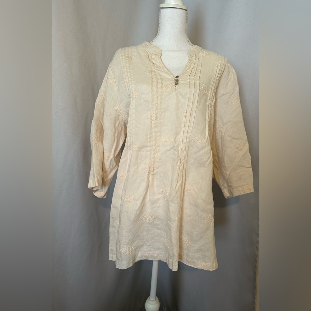 NWOT Symple NYC Linen Tunic